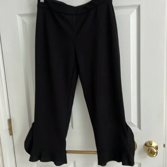 Alfani Pants Jumpsuits Black Alfani Cropped Pants Poshmark